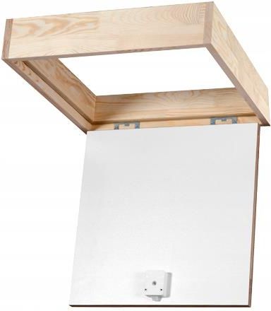 Porta Al Ginocchio Termico Oman 70x70 Cm - Isolante, Montaggio Semplice, Per Sotto Scale E Ripostigli