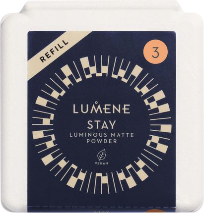 Lumene Stay Luminous Matte Powder Refill Opakowanie Uzupełniające Do Pudru Do Twarzy 3 10G