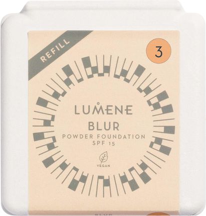 Lumene Blur Longwear Powder Foundation Spf 15 Refill Opakowanie Uzupełniające Do Podkładu Do Twarzy 3 10G