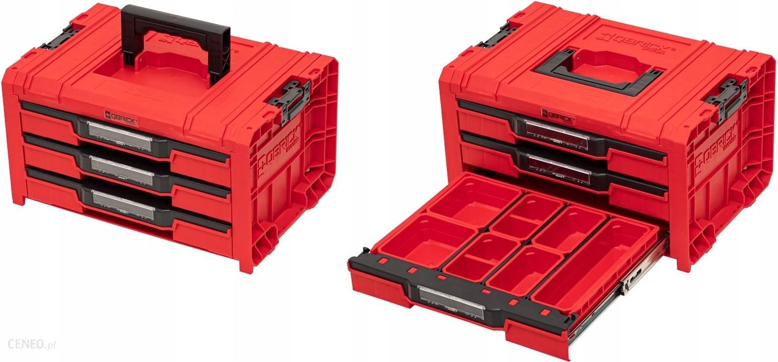 Qbrick szafka Pro Drawer Set 3 QS322 Red Ultra Hd Z258353PG013 - Opinie i  ceny na