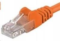 Premiumcord Patch kabel Utp RJ45-RJ45 CAT5e 0.25m pomarańczowy