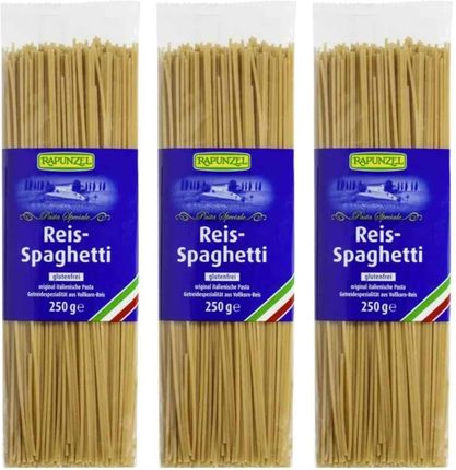 Rapunzel Makaron Ryżowy Spaghetti Bio 3x250g