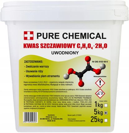 Pure Chemical Kwas Szczawiowy Przeciw Warrozie 99,5% 5Kg