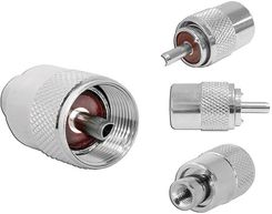 Zdjęcie Wtyk Cb UC1 Uhf nakręcany RG58 Teflonowy (0976a) - Knurów