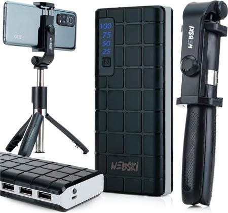 Webski Selfie Stick Kijek Statyw Do Telefonu Kamer Gopro (L01CZEK)