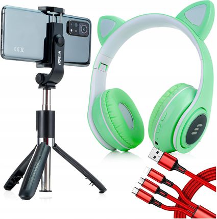 Webski Kijek Selfie Stick Statyw Do Telefonu Kamer Gopro (L01KOTY_GRKABEL3W1_RD)