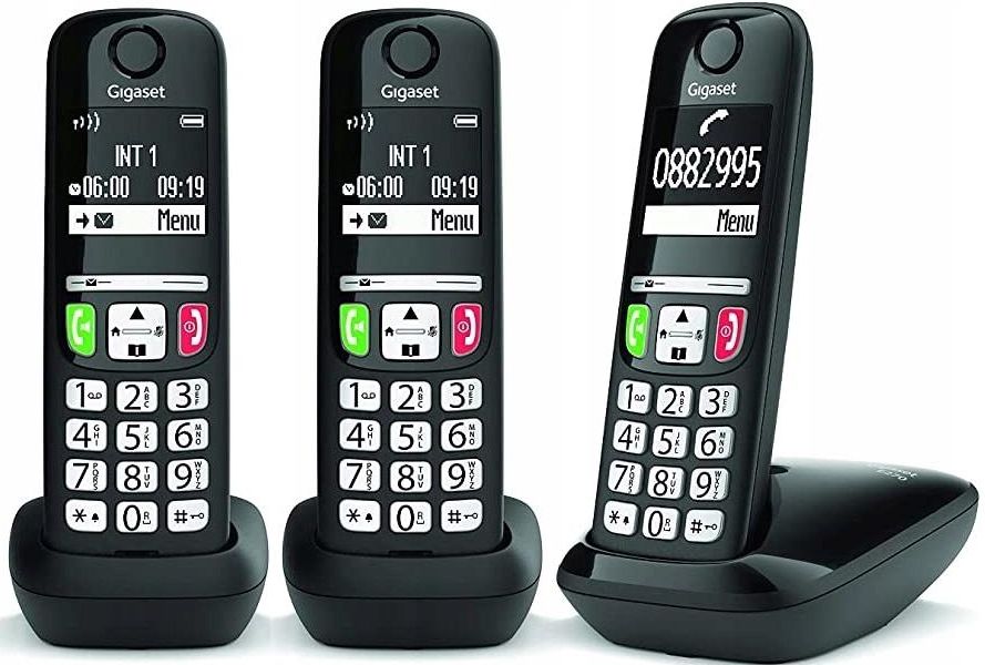 Telefono Cordless Gigaset E275 Nero | Tasti Grandi, Display Ad Alto Contrasto, Suonerie Forti, Compatibile Con Apparecchi Acustici, Versione Italiana - 4