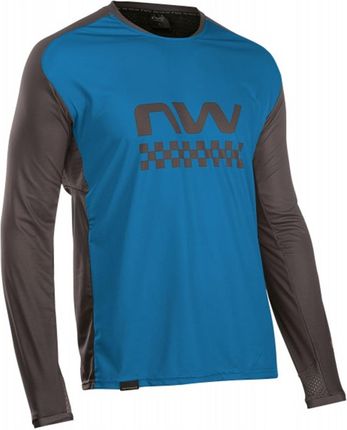 Koszulka Rowerowa Z Długim Rękawem Northwave Edge Czarny-Granatowy