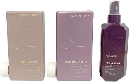 Kevin Murphy Kevin Murphy Hydrate-Me.Wash 250Ml + Hydrate-Me.Rinse 250Ml + Young.Again Treatment Oil 100Ml