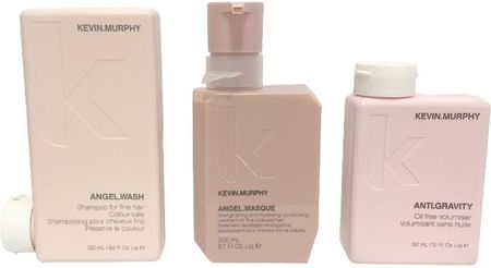 Kevin Murphy Angel Zestaw Do Włosów Cienkich I Farbowanych Szampon 250Ml + Maska 200Ml + Lotion 150Ml