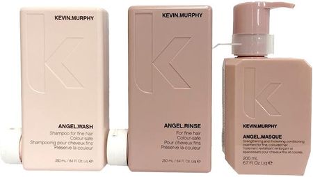 Kevin Murphy Angel Zestaw Do Włosów Cienkich I Farbowanych Szampon 250Ml + Odżywka 250Ml + Maska 200Ml