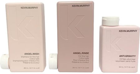 Kevin Murphy Angel Zestaw Do Włosów Cienkich I Farbowanych Szampon 250Ml + Odżywka 250Ml + Lotion 150Ml