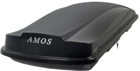 Amos Box Dachowy Travelpack Czarny Połysk 440 Litrów