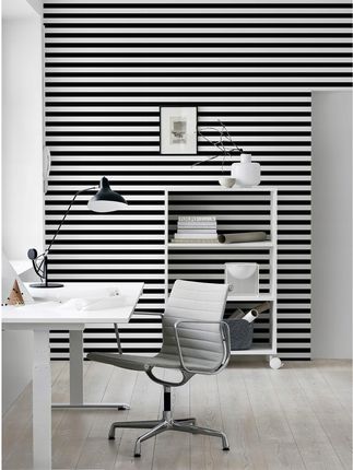 Coloray Ścienna Czarno-Białe Pasy Zebra 104x70