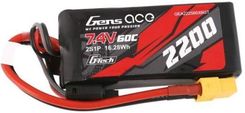 Zdjęcie Gens Ace Akumulator Gensace Gtech Lipo 2200Mah 74V 60C 2S1P Xt60 - Łosice