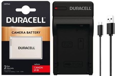 Duracell Bateria Lpe8 Do Canon Eos 550D 600D 700 1020 Mah Ładowarka
