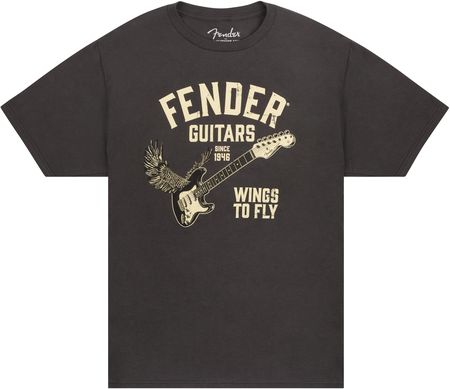 Fender Wings To Fly T-Shirt Vintage Black S