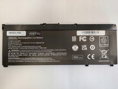 Mitsu Bateria SR03XL do Hp Pavilion Gaming 15 17 (BCHP17)
