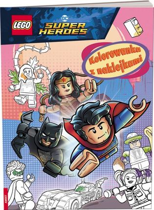 LEGO DC Super Heroes Kolorowanka z naklejkami NA-6452