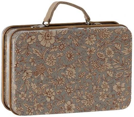 Maileg Blossom Grey  Walizka Pudełeczko Small Suitcase Akcesoria Dla Lalek