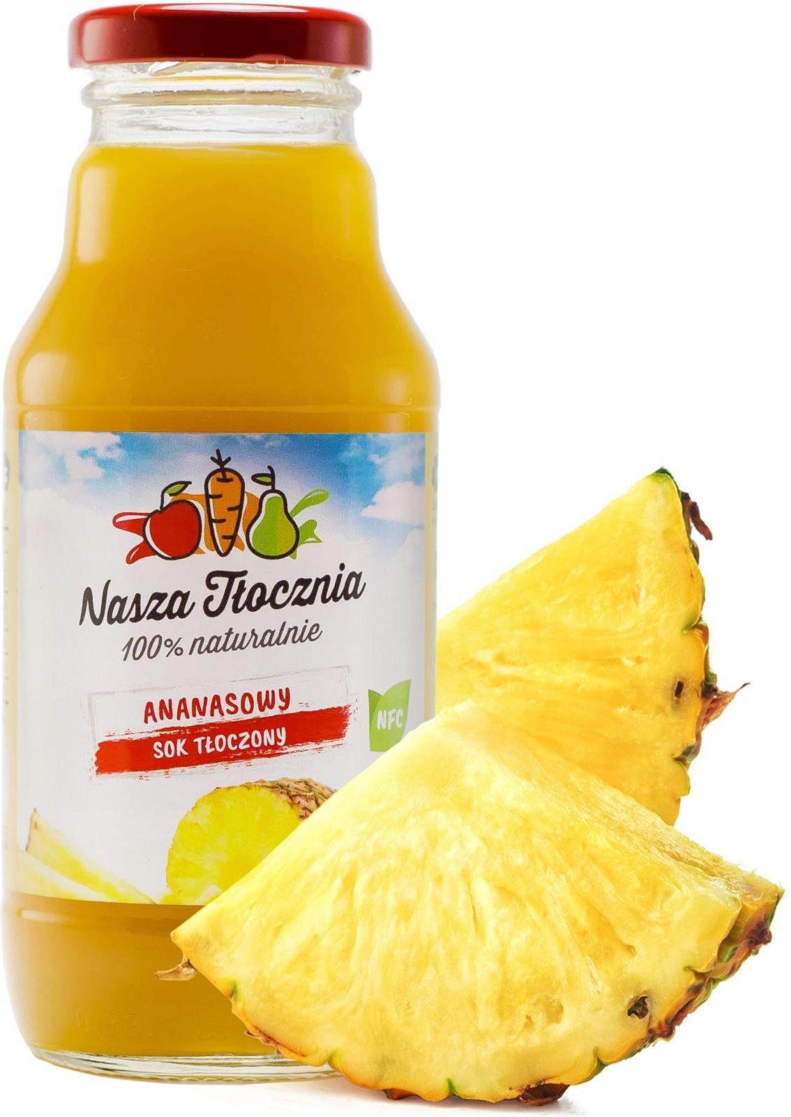 Nasza Tłocznia Sok Tłoczony Z Ananasa 100 Ananas Nfc 330ml Ceny i