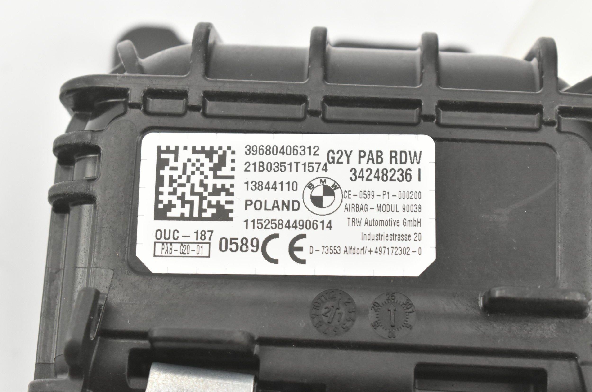 Bmw Oe Poduszka Pasażera Airbag 6804063 G20 G21 G22 - Opinie i ceny na ...