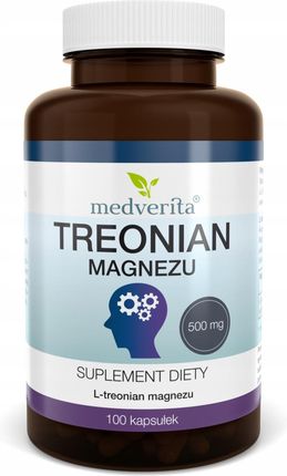 Medverita Treonian Magnezu 500 Mg L-Threonate Magnez 100 Kaps