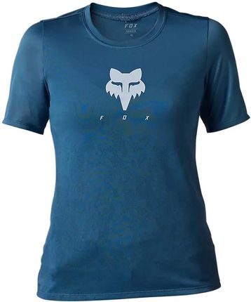 Fox Koszulka Kolarska Z Krótkim Rękawem - Ranger Tru Dri Lady - Niebieski