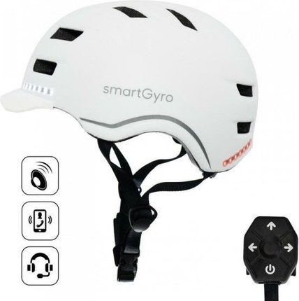 Kask Elektryczny Na Skuter Smartgyro Smart Pro Biały