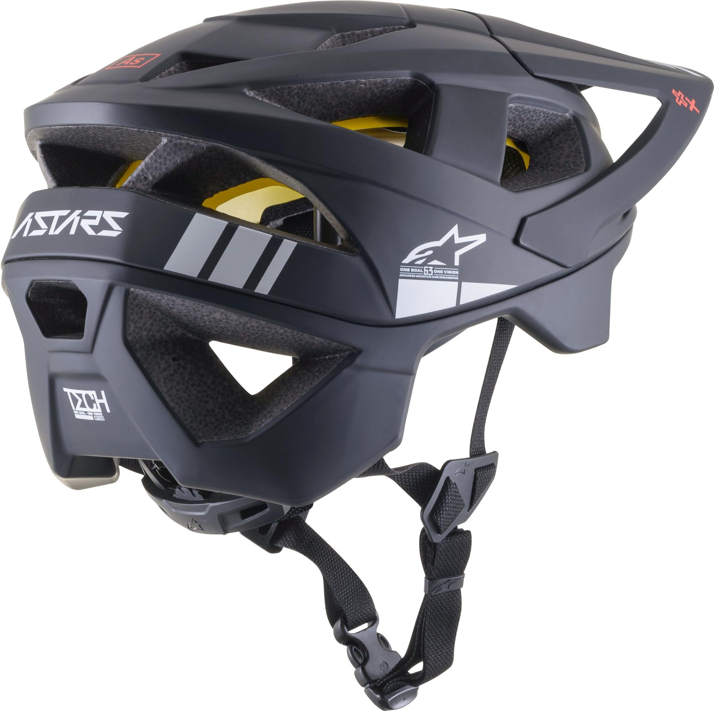 Kask Alpinestars Vector Tech A1 Mips Black/Light Grey Matt