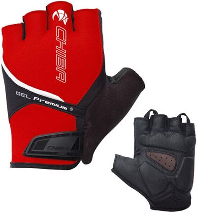 Rękawiczki Krótkie Chiba Gel Premium Czerwony