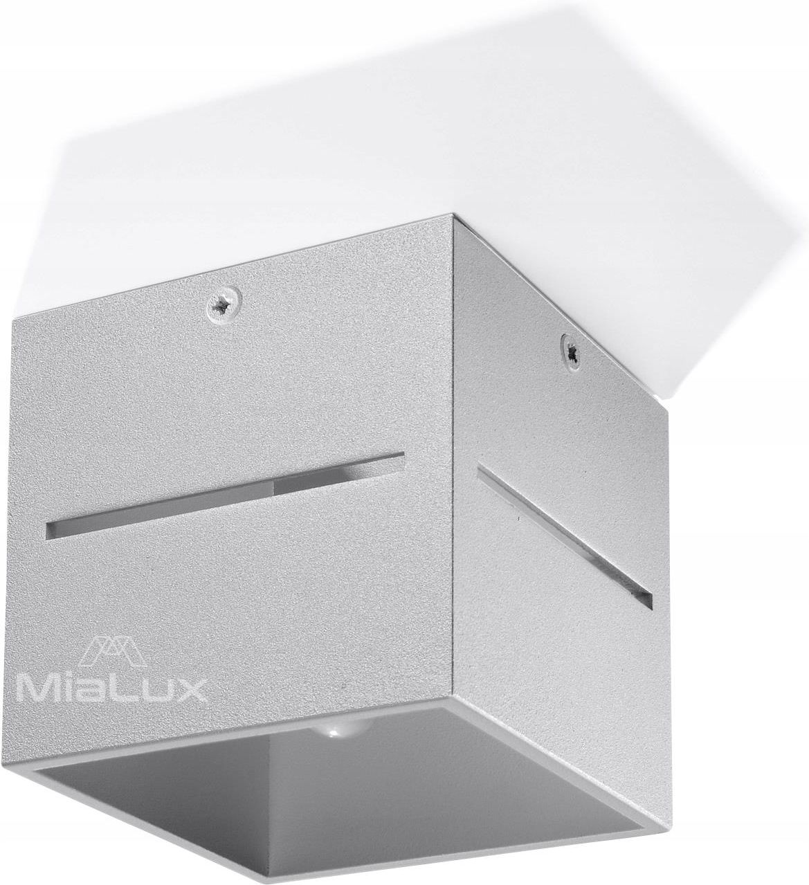 Mia Lux Plafon Bado Szary Oświetlenie Sufitowe Lampa Led Ml0208