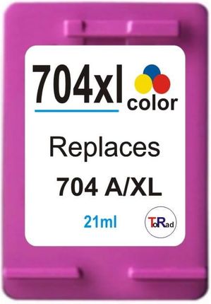 Torad Tusz Do Hp 704 Xl Kolor Cn693Ae Ink Advantage 2060 (704CTR)