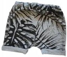 Spodenki szara monstera rozmiar 152