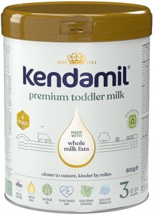 KENDAMIL PREMIUM Toddler Milk 3 HMO+ Mleko Następne, 800g