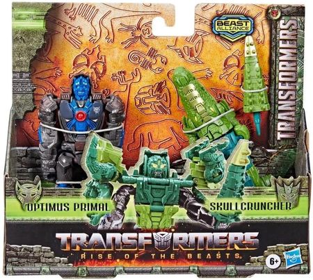 Hasbro Transformers: Przebudzenie bestii Beast Combiner Optimus Primal i Skullcruncher 2-pak F4619