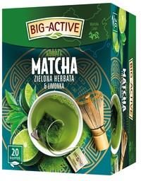 Big Active Matcha Zielona I Limonka 20x1,5g 30g