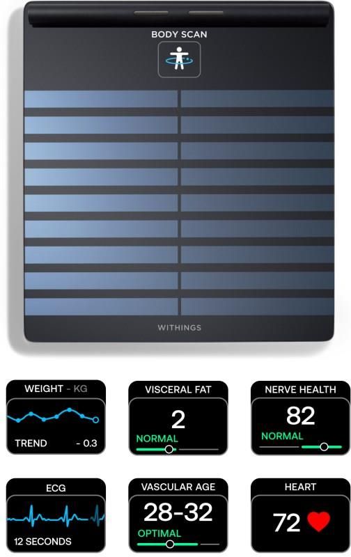 Withings Body Scan WBS08 ab 399,00 € (Januar 2024 Preise)