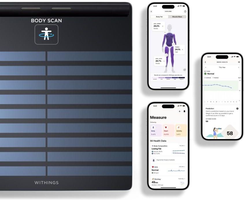 Withings Body Scan WBS08 ab 399,00 € (Januar 2024 Preise)