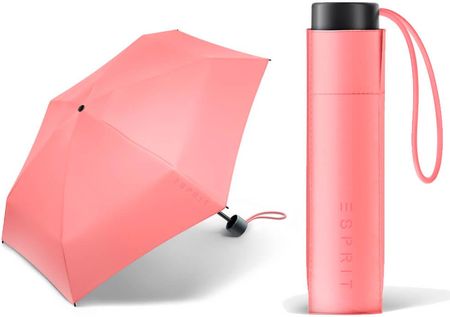 Kieszonkowa parasolka Esprit 18 cm, koralowa