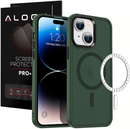 4Kom.Pl Etui Ochronne Na Telefon Magmat Case Do Magsafe Do Apple Iphone 13 Mini Matte Green + Szkło