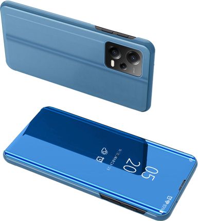 Hurtel Clear View Case Etui Do Xiaomi Redmi Note 12 5G / Poco X5 5G Pokrowiec Z Klapką Niebieskie