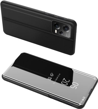 Hurtel Clear View Case Etui Do Xiaomi Redmi Note 12 5G / Poco X5 5G Pokrowiec Z Klapką Czarne