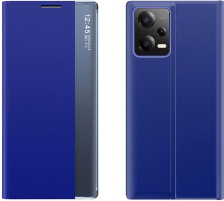 Hurtel New Sleep Case Etui Do Xiaomi Redmi Note 12 5G / Poco X5 5G Pokrowiec Z Klapką Podstawka Niebieskie