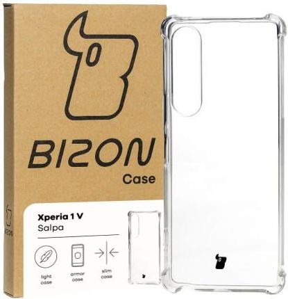 Bizon Etui Case Salpa Do Sony Xperia 1 V Przezroczyste
