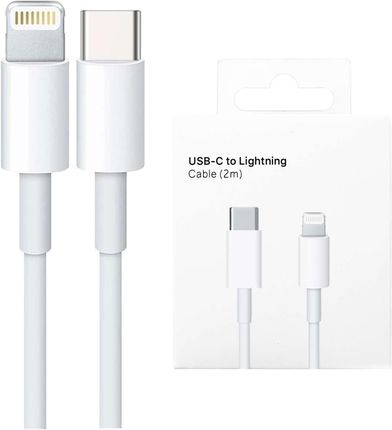 4Kom.Pl Kabel 2M Usb C Do Lightning Do Apple Iphone Ipad Ipod Box Biały