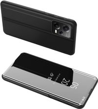 Hurtel Clear View Case Etui Do Xiaomi Redmi Note 12 Pro+ Pokrowiec Z Klapką Czarne