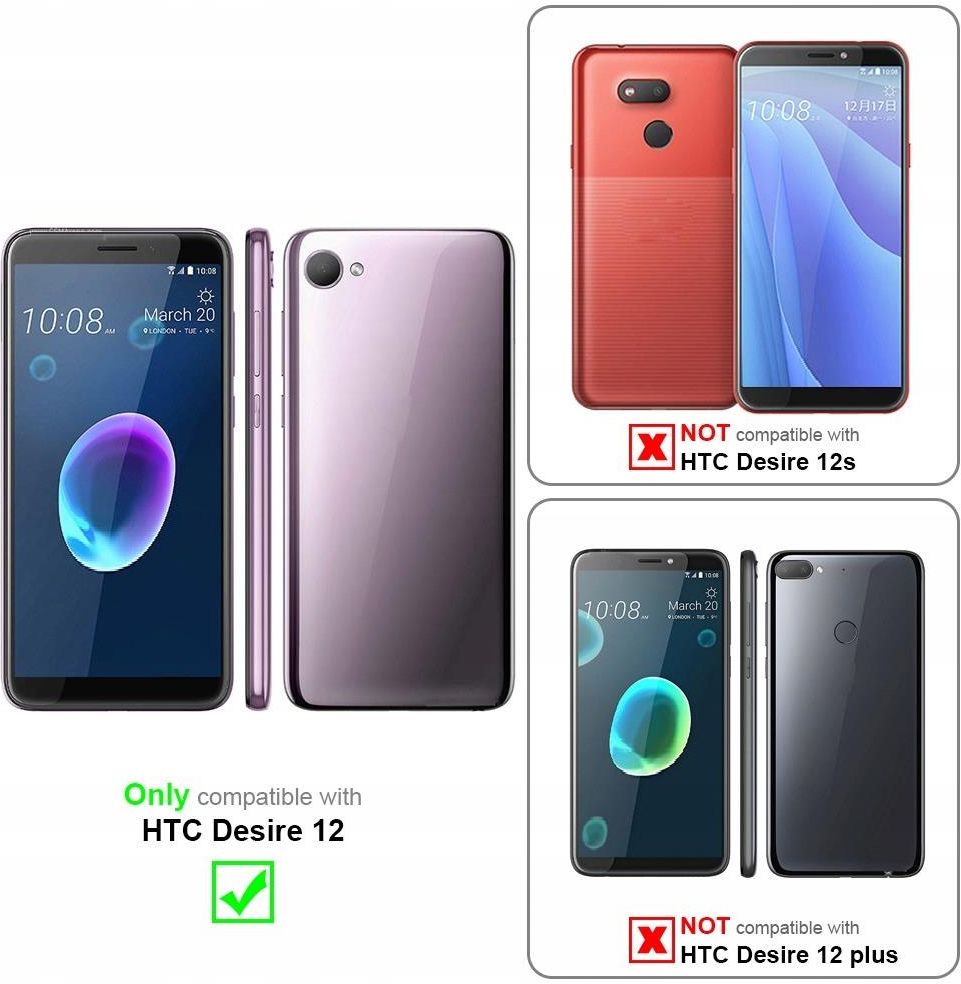 Cadorabo custodia per HTC U11 PLUS custodia protettiva in