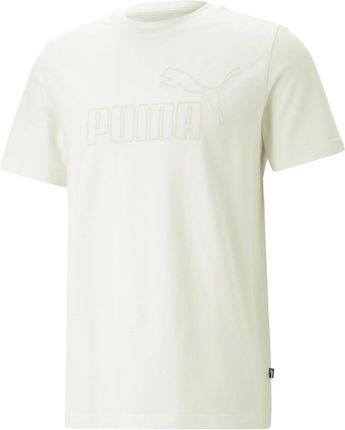 Męska Koszulka z krótkim rękawem Puma Ess Elevated Pique Tee 67338565 – Biały