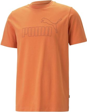 Męska Koszulka z krótkim rękawem Puma Ess Elevated Pique Tee 67338594 – Pomarańczowy